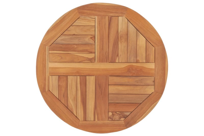 Bordsskiva i massiv teak rund 2,5 cm 60 cm - Brun - Möbler - Bord & matgrupper - Bordstillbehör - Bordsskiva