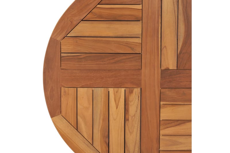 Bordsskiva i massiv teak rund 2,5 cm 70 cm - Brun - Möbler - Bord & matgrupper - Bordstillbehör - Bordsskiva