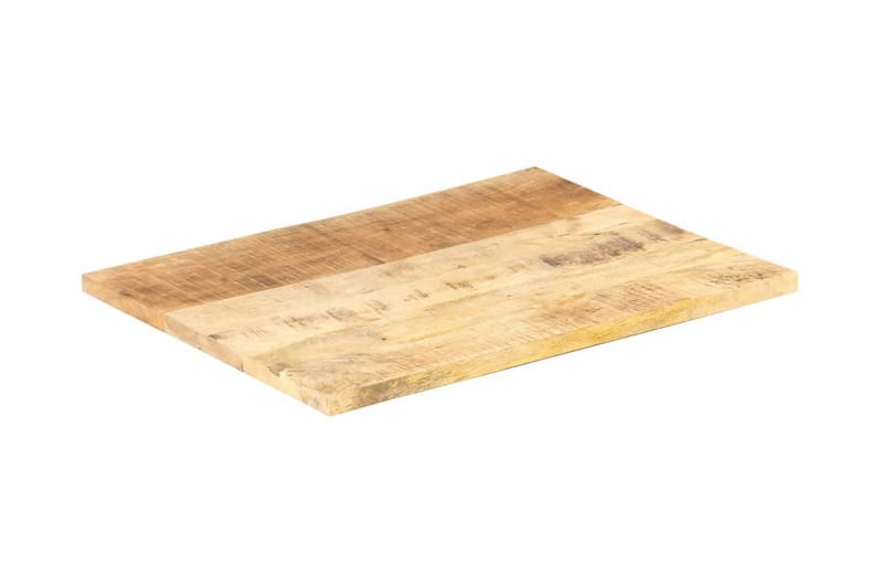 Bordsskiva i massivt mangoträ 25-27 mm 70x60 cm - Brun - Möbler - Bord & matgrupper - Bordstillbehör - Bordsskiva