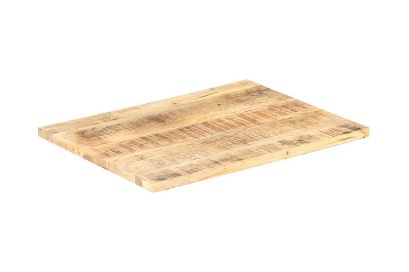 Bordsskiva i massivt mangoträ 25-27 mm 70x60 cm - Brun - Möbler - Bord & matgrupper - Bordstillbehör - Bordsskiva