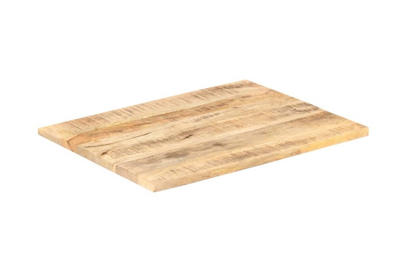 Bordsskiva i massivt mangoträ 25-27 mm 70x60 cm - Brun - Möbler - Bord & matgrupper - Bordstillbehör - Bordsskiva