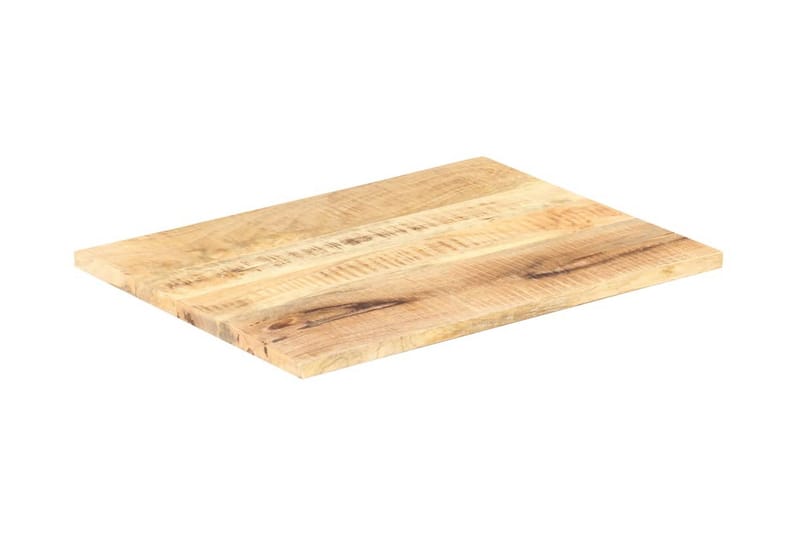 Bordsskiva i massivt mangoträ 25-27 mm 70x60 cm - Brun - Möbler - Bord & matgrupper - Bordstillbehör - Bordsskiva
