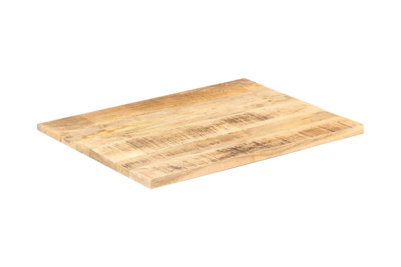 Bordsskiva i massivt mangoträ 25-27 mm 70x60 cm - Brun - Möbler - Bord & matgrupper - Bordstillbehör - Bordsskiva
