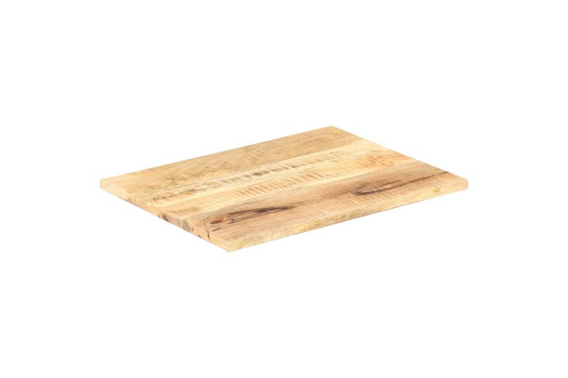 Bordsskiva i massivt mangoträ 25-27 mm 80x70 cm - Brun - Möbler - Bord & matgrupper - Bordstillbehör - Bordsskiva