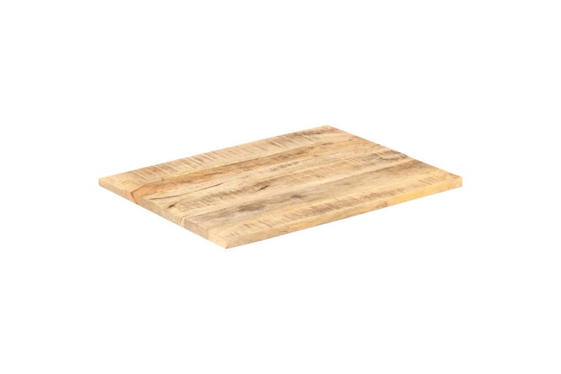 Bordsskiva i massivt mangoträ 25-27 mm 80x70 cm - Brun - Möbler - Bord & matgrupper - Bordstillbehör - Bordsskiva