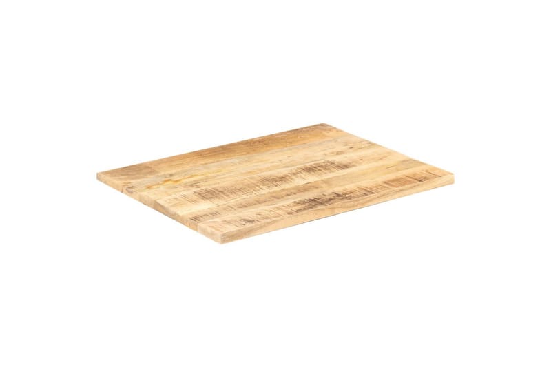 Bordsskiva i massivt mangoträ 25-27 mm 80x70 cm - Brun - Möbler - Bord & matgrupper - Bordstillbehör - Bordsskiva
