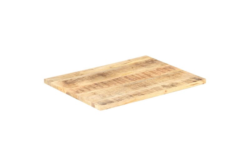 Bordsskiva i massivt mangoträ 25-27 mm 80x70 cm - Brun - Möbler - Bord & matgrupper - Bordstillbehör - Bordsskiva