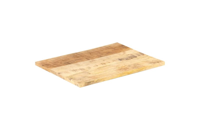 Bordsskiva i massivt mangoträ 25-27 mm 80x70 cm - Brun - Möbler - Bord & matgrupper - Bordstillbehör - Bordsskiva