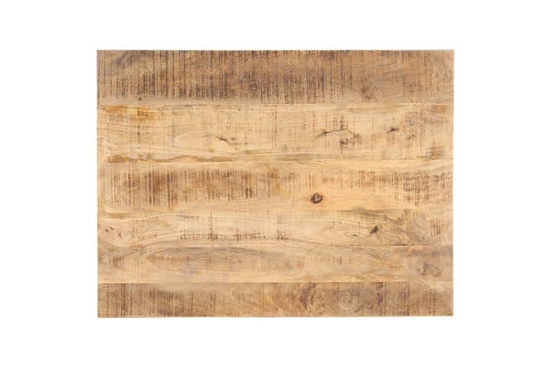 Bordsskiva i massivt mangoträ 25-27 mm 80x70 cm - Brun - Möbler - Bord & matgrupper - Bordstillbehör - Bordsskiva