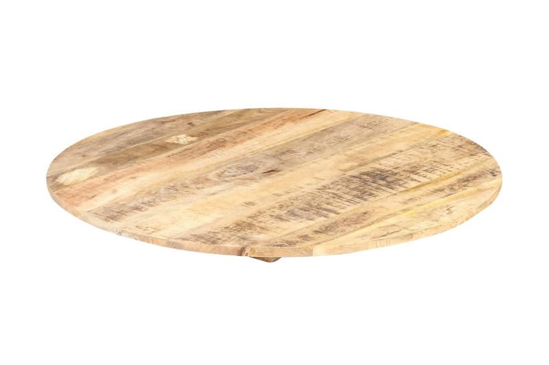 Bordsskiva i massivt mangoträ rund 15-16 mm 60 cm - Brun - Möbler - Bord & matgrupper - Bordstillbehör - Bordsskiva