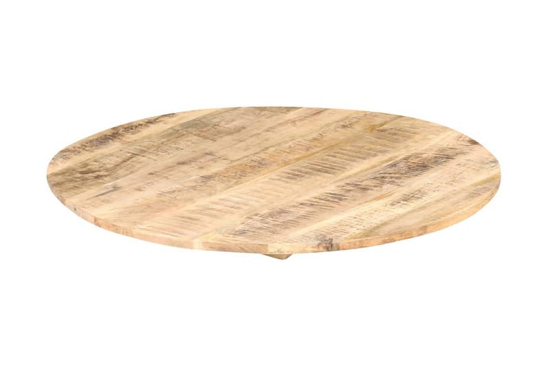 Bordsskiva i massivt mangoträ rund 15-16 mm 60 cm - Brun - Möbler - Bord & matgrupper - Bordstillbehör - Bordsskiva