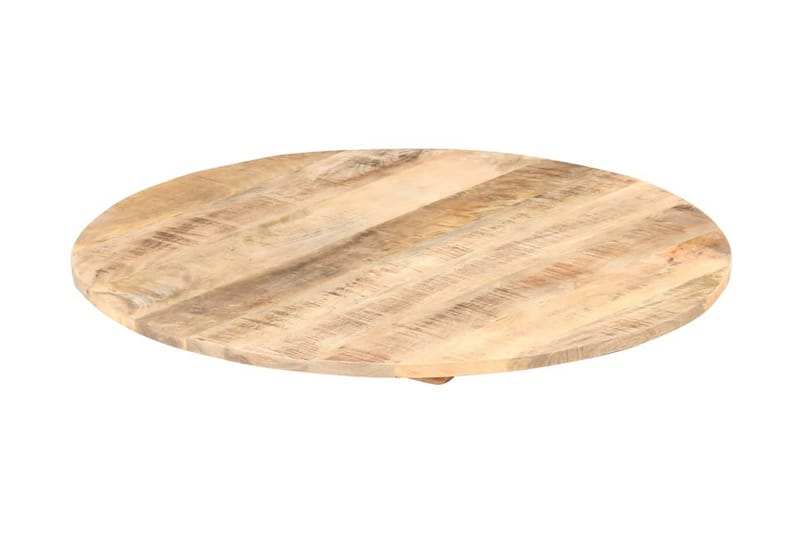 Bordsskiva i massivt mangoträ rund 15-16 mm 60 cm - Brun - Möbler - Bord & matgrupper - Bordstillbehör - Bordsskiva