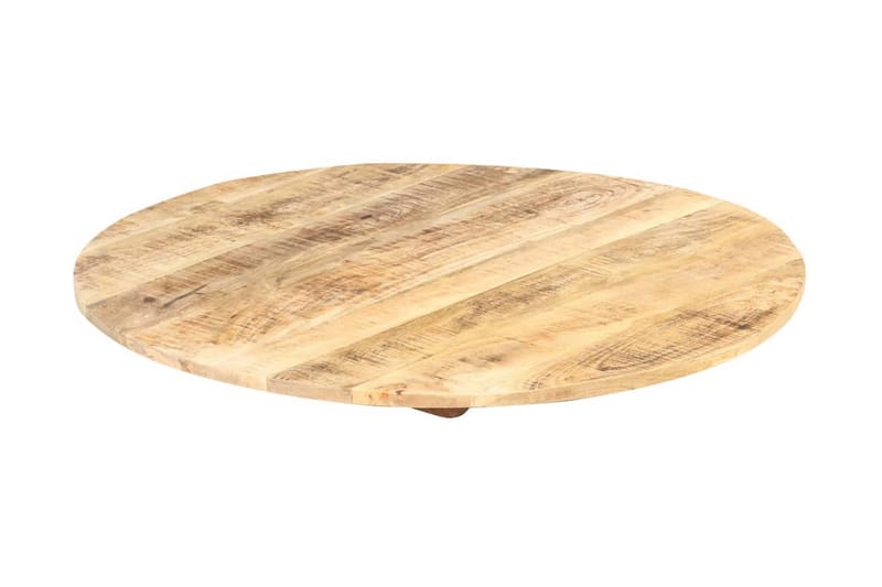 Bordsskiva i massivt mangoträ rund 15-16 mm 60 cm - Brun - Möbler - Bord & matgrupper - Bordstillbehör - Bordsskiva