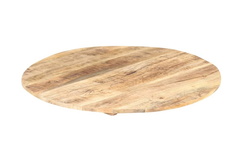 Bordsskiva i massivt mangoträ rund 15-16 mm 60 cm - Brun - Möbler - Bord & matgrupper - Bordstillbehör - Bordsskiva