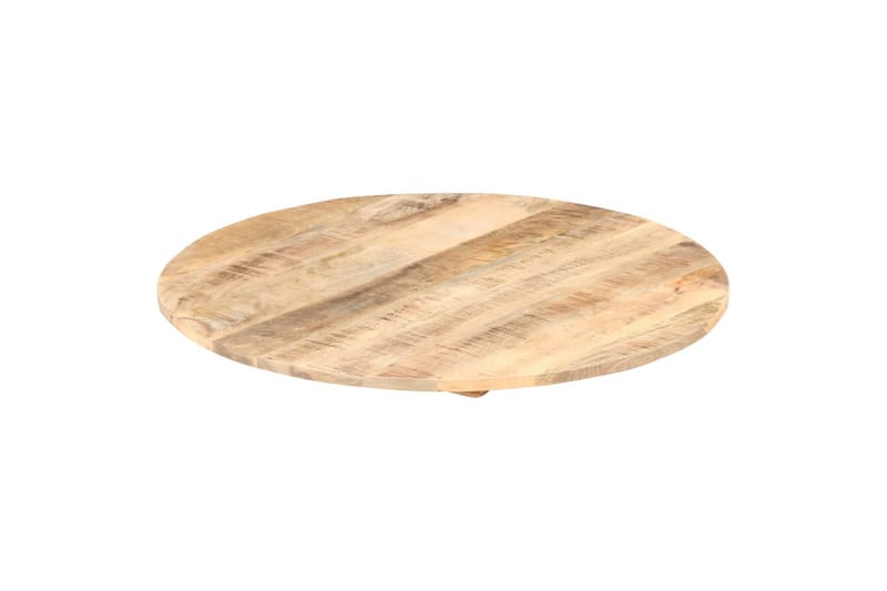 Bordsskiva i massivt mangoträ rund 15-16 mm 80 cm - Brun - Möbler - Bord & matgrupper - Bordstillbehör - Bordsskiva
