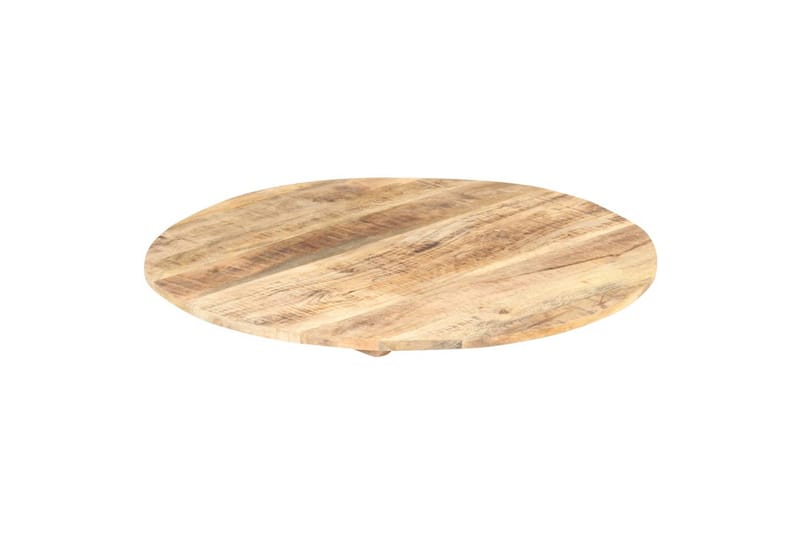 Bordsskiva i massivt mangoträ rund 15-16 mm 80 cm - Brun - Möbler - Bord & matgrupper - Bordstillbehör - Bordsskiva