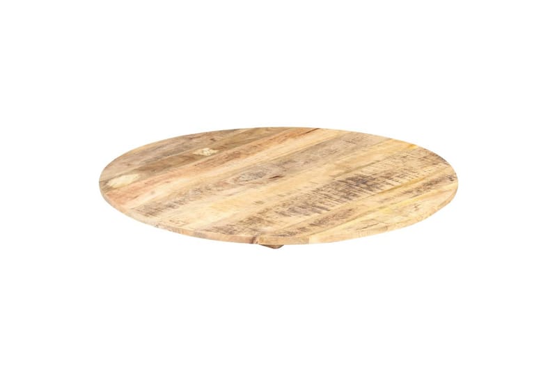 Bordsskiva i massivt mangoträ rund 15-16 mm 80 cm - Brun - Möbler - Bord & matgrupper - Bordstillbehör - Bordsskiva