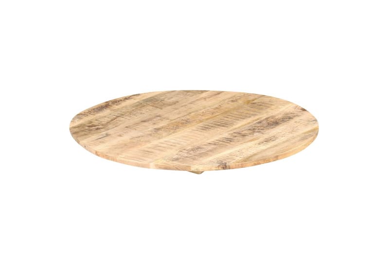 Bordsskiva i massivt mangoträ rund 15-16 mm 80 cm - Brun - Möbler - Bord & matgrupper - Bordstillbehör - Bordsskiva