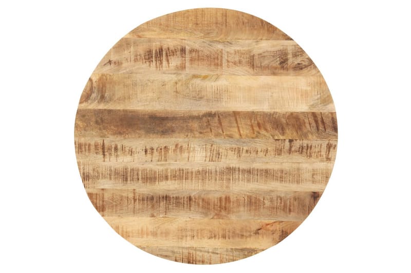 Bordsskiva i massivt mangoträ rund 25-27 mm 60 cm - Brun - Möbler - Bord & matgrupper - Bordstillbehör - Bordsskiva