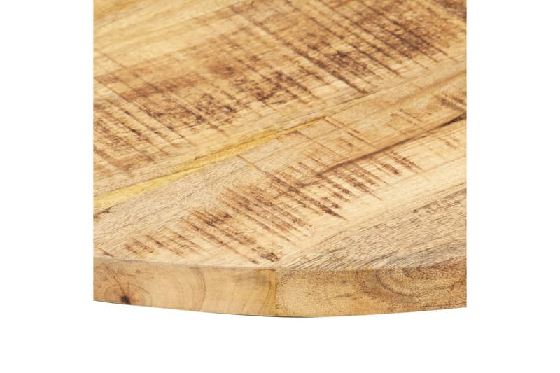 Bordsskiva i massivt mangoträ rund 25-27 mm 80 cm - Brun - Möbler - Bord & matgrupper - Bordstillbehör - Bordsskiva