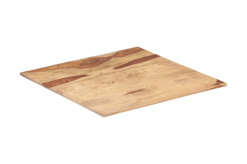 Bordsskiva i massivt sheshamträ 15-16 mm 60x60 cm - Brun - Möbler - Bord & matgrupper - Bordstillbehör - Bordsskiva