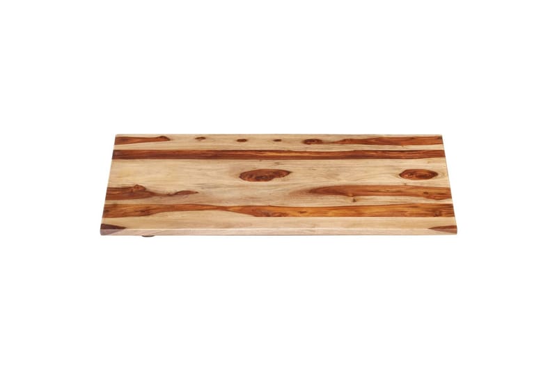 Bordsskiva i massivt sheshamträ 15-16 mm 60x70 cm - Brun - Möbler - Bord & matgrupper - Bordstillbehör - Bordsskiva