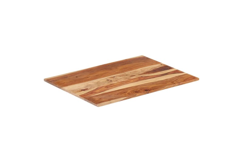 Bordsskiva i massivt sheshamträ 15-16 mm 60x70 cm - Brun - Möbler - Bord & matgrupper - Bordstillbehör - Bordsskiva
