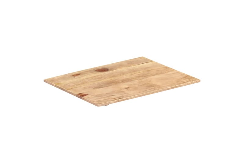 Bordsskiva i massivt sheshamträ 15-16 mm 60x70 cm - Brun - Möbler - Bord & matgrupper - Bordstillbehör - Bordsskiva