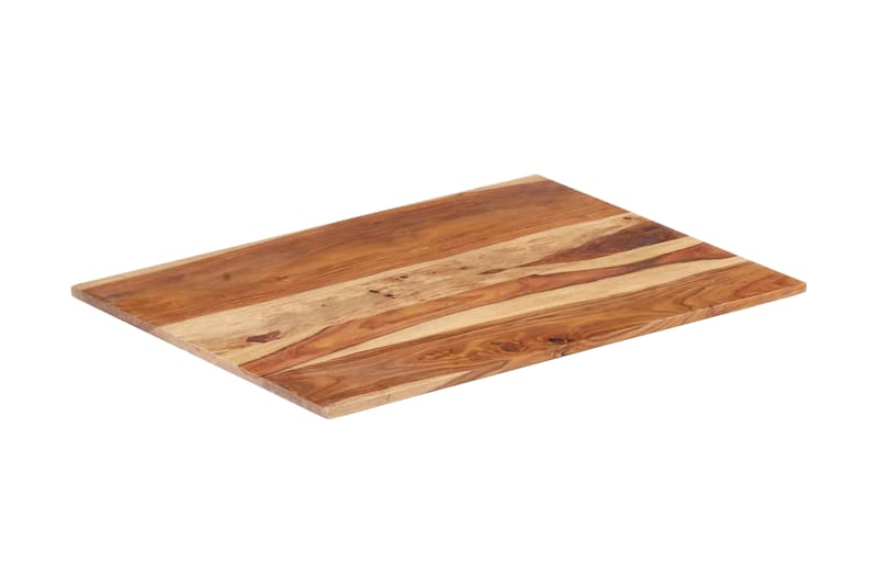Bordsskiva i massivt sheshamträ 15-16 mm 60x90 cm - Brun - Möbler - Bord & matgrupper - Bordstillbehör - Bordsskiva