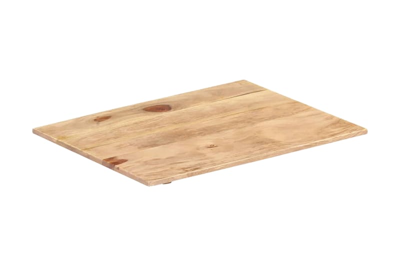 Bordsskiva i massivt sheshamträ 15-16 mm 70x80 cm - Brun - Möbler - Bord & matgrupper - Bordstillbehör - Bordsskiva