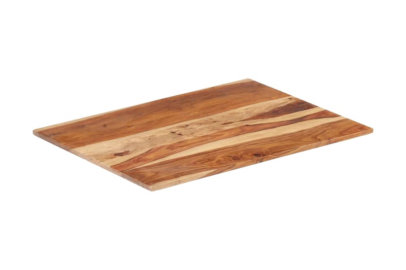 Bordsskiva i massivt sheshamträ 15-16 mm 70x80 cm - Brun - Möbler - Bord & matgrupper - Bordstillbehör - Bordsskiva