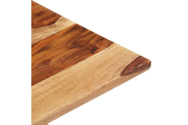 Bordsskiva i massivt sheshamträ 15-16 mm 70x80 cm - Brun - Möbler - Bord & matgrupper - Bordstillbehör - Bordsskiva