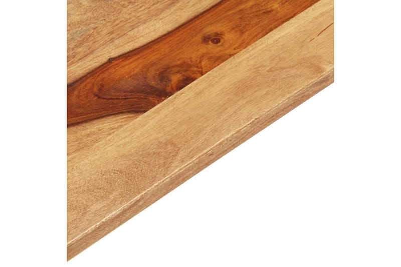 Bordsskiva i massivt sheshamträ 15-16 mm 70x80 cm - Brun - Möbler - Bord & matgrupper - Bordstillbehör - Bordsskiva