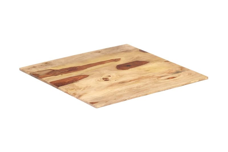 Bordsskiva i massivt sheshamträ 15-16 mm 80x80 cm - Brun - Möbler - Bord & matgrupper - Bordstillbehör - Bordsskiva