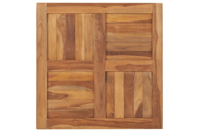 Bordsskiva massiv teak 70x70x2,5 cm - Brun - Möbler - Bord & matgrupper - Bordstillbehör - Bordsskiva