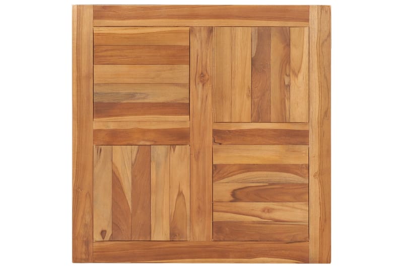 Bordsskiva massiv teak 70x70x2,5 cm - Brun - Möbler - Bord & matgrupper - Bordstillbehör - Bordsskiva