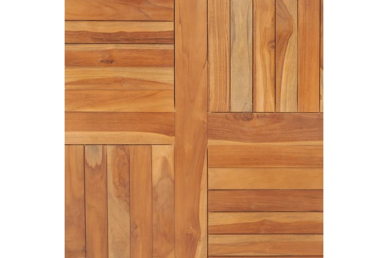 Bordsskiva massiv teak fyrkantig 90x90x2,5 cm - Brun - Möbler - Bord & matgrupper - Bordstillbehör - Bordsskiva