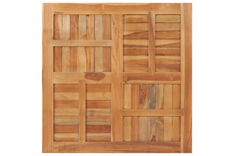 Bordsskiva massiv teak fyrkantig 90x90x2,5 cm - Brun - Möbler - Bord & matgrupper - Bordstillbehör - Bordsskiva