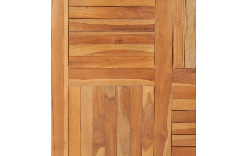 Bordsskiva massiv teak fyrkantig 90x90x2,5 cm - Brun - Möbler - Bord & matgrupper - Bordstillbehör - Bordsskiva