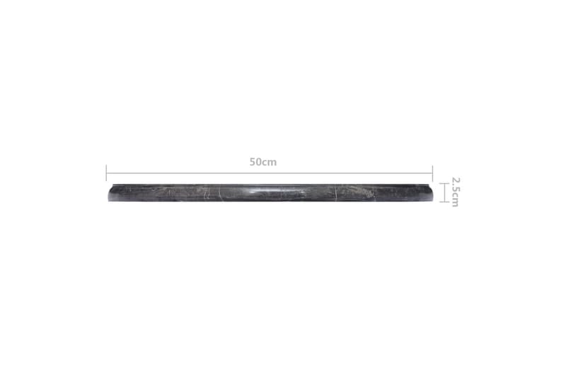 Bordsskiva svart Ã˜50x2,5 cm marmor - Svart - Möbler - Bord & matgrupper - Bordstillbehör - Bordsskiva