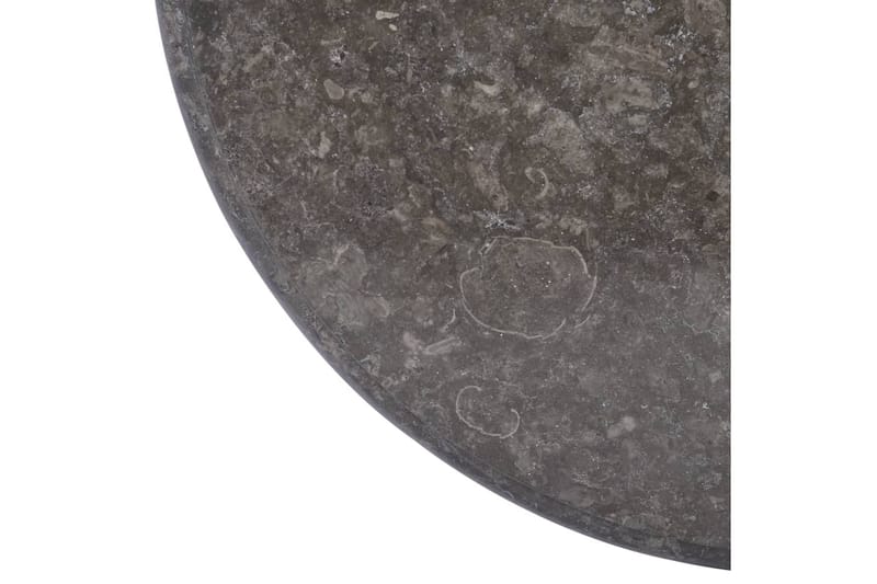 Bordsskiva svart Ã˜60x2,5 cm marmor - Svart - Bordsskiva