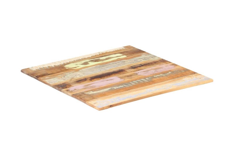 Fyrkantig bordsskiva 60x60 cm 15-16 mm massivt återvunnet tr - Flerfärgad - Möbler - Bord & matgrupper - Bordstillbehör - Bordsskiva