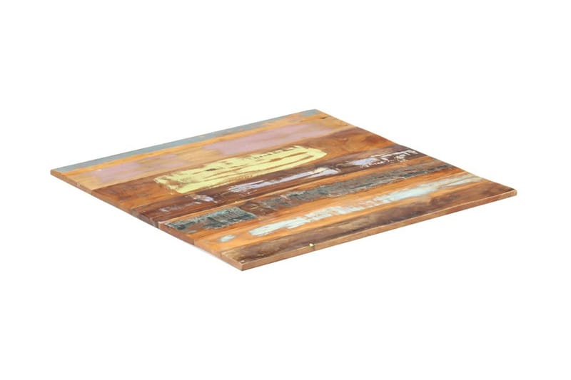 Fyrkantig bordsskiva 60x60 cm 15-16 mm massivt återvunnet tr - Flerfärgad - Möbler - Bord & matgrupper - Bordstillbehör - Bordsskiva