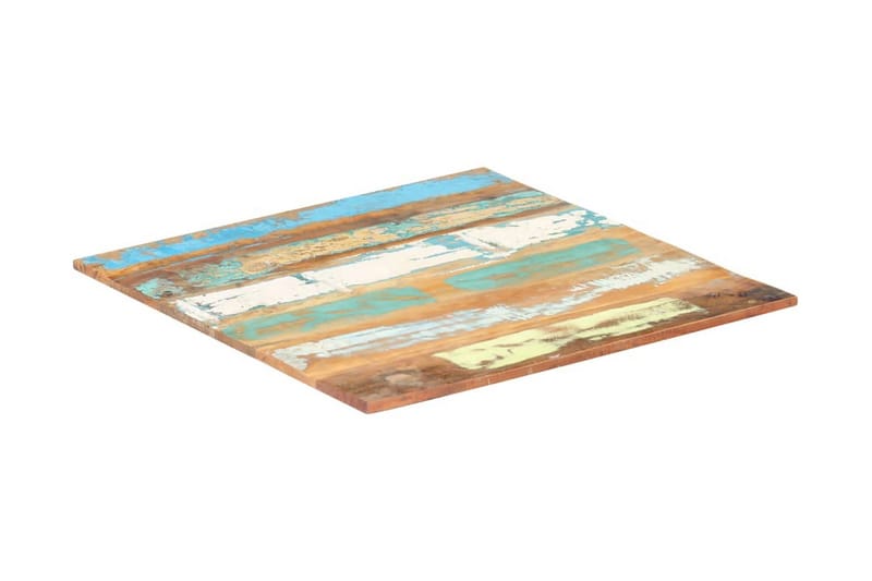Fyrkantig bordsskiva 60x60 cm 15-16 mm massivt återvunnet tr - Flerfärgad - Möbler - Bord & matgrupper - Bordstillbehör - Bordsskiva