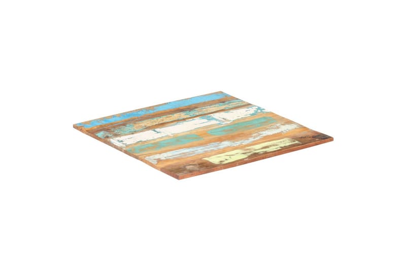 Fyrkantig bordsskiva 70x70 cm 15-16 mm massivt återvunnet tr - Flerfärgad - Möbler - Bord & matgrupper - Bordstillbehör - Bordsskiva