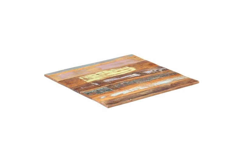 Fyrkantig bordsskiva 70x70 cm 15-16 mm massivt återvunnet tr - Flerfärgad - Möbler - Bord & matgrupper - Bordstillbehör - Bordsskiva