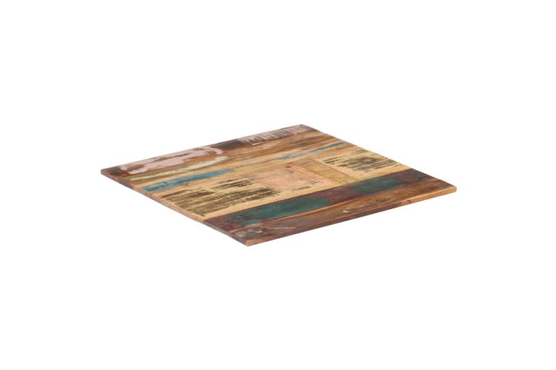 Fyrkantig bordsskiva 70x70 cm 15-16 mm massivt återvunnet tr - Flerfärgad - Möbler - Bord & matgrupper - Bordstillbehör - Bordsskiva