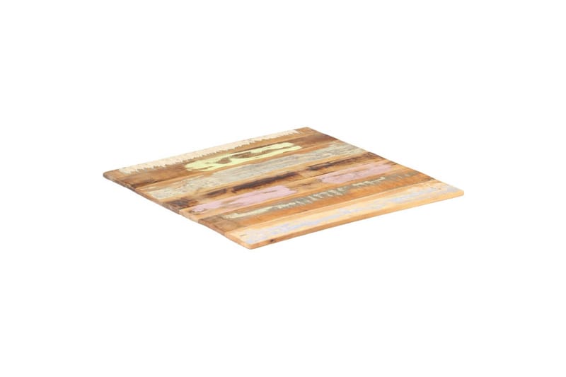 Fyrkantig bordsskiva 70x70 cm 15-16 mm massivt återvunnet tr - Flerfärgad - Möbler - Bord & matgrupper - Bordstillbehör - Bordsskiva