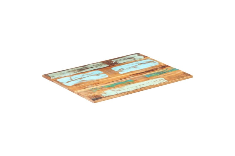 Rektangulär bordsskiva 60x70 cm 15-16 mm massivt återvunnet - Flerfärgad - Möbler - Bord & matgrupper - Bordstillbehör - Bordsskiva