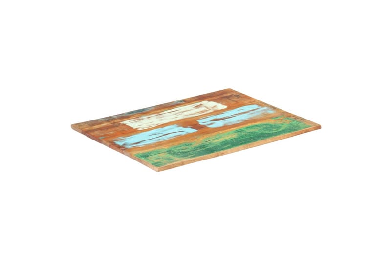 Rektangulär bordsskiva 60x90 cm 15-16 mm massivt återvunnet - Flerfärgad - Möbler - Bord & matgrupper - Bordstillbehör - Bordsskiva